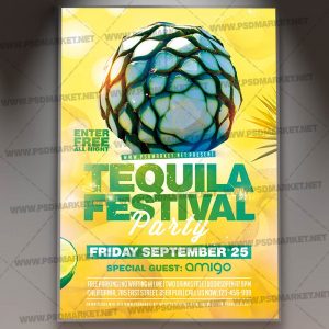 Download Tequila Festival Flyer - PSD Template