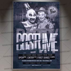 Download Costume Party Flyer - PSD Template