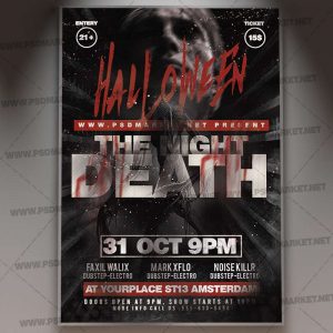Download Death Night Flyer - PSD Template
