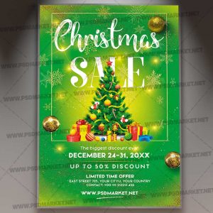 Download Christmas Sale Event Flyer - PSD Template