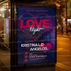 Download Love Night Minimal Template - Flyer PSD-3