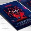 Download Love Night Party Mini Template - Flyer PSD-2