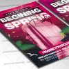 Download Begining Spring Party Template - Flyer PSD-2