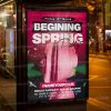 Download Begining Spring Party Template - Flyer PSD-3