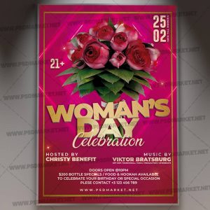Download Happy Womens Day Celebration Template - Flyer PSD