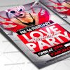 Download Love Party Valentines Template - Flyer PSD-2