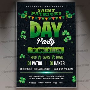 Download Patricks Day Night Template - Flyer PSD