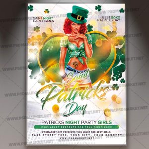 Download Saint Club Patricks Day Template - Flyer PSD