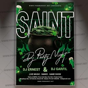 Download Saint Patricks Party Event Template - Flyer PSD