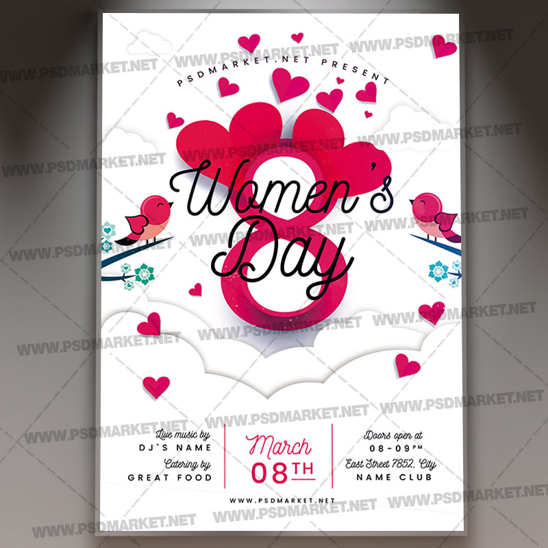 Download Womens Day Night Event Template - Flyer PSD