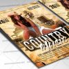 Download Country Music Party Template - Flyer PSD-2