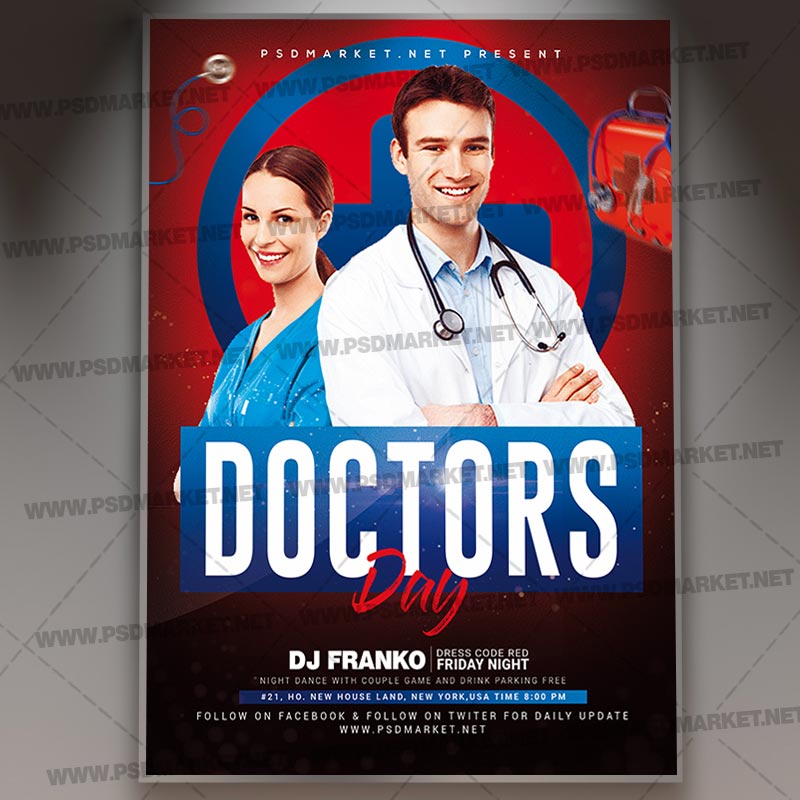 Download Doc Day Template - Flyer PSD