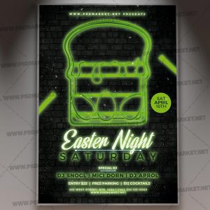 Download Easter Event Night Template - Flyer PSD