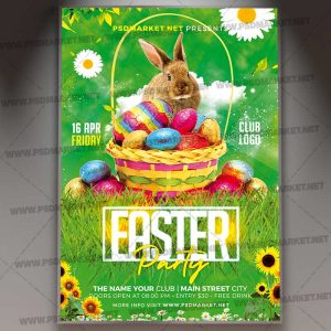 Download Easter Party Event Template - Flyer PSD