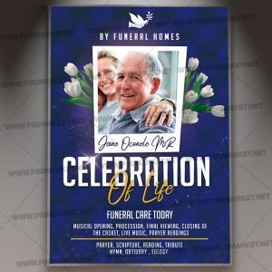 Download Funeral Service Template - Flyer PSD