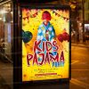 Download Kids Pajama Party Template - Flyer PSD-3