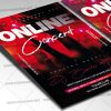 Download Live Online Concert Template - Flyer PSD-2