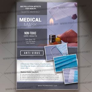 Download Medical Mask Template - Flyer PSD