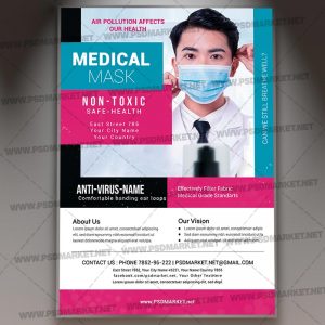 Download Medical Masks Template - Flyer PSD