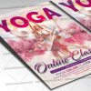 Download Yoga Online Classes Template - Flyer PSD-2