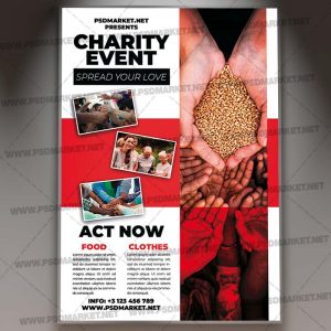 Charity Event Template - Flyer PSD