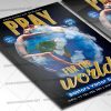 Pray for the World Template - Flyer PSD