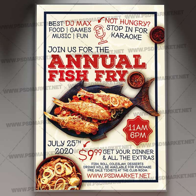 Fish Fry Flyer Template