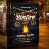 Bonfire Party Template - Flyer PSD