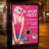 K-POP Fest Template - Flyer PSD