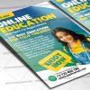 Online Education Template - Flyer PSD