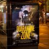 Quarantine Zone Night Template - Flyer PSD