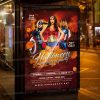 Superheroes Halloween Party Template - Flyer PSD