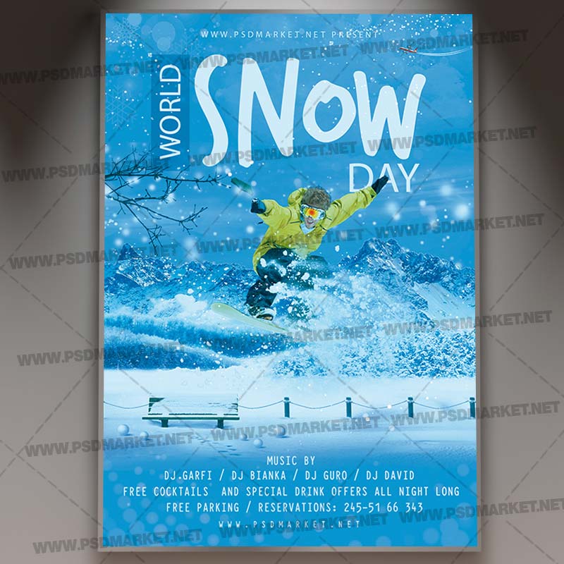 Download World Snow Day Template 1