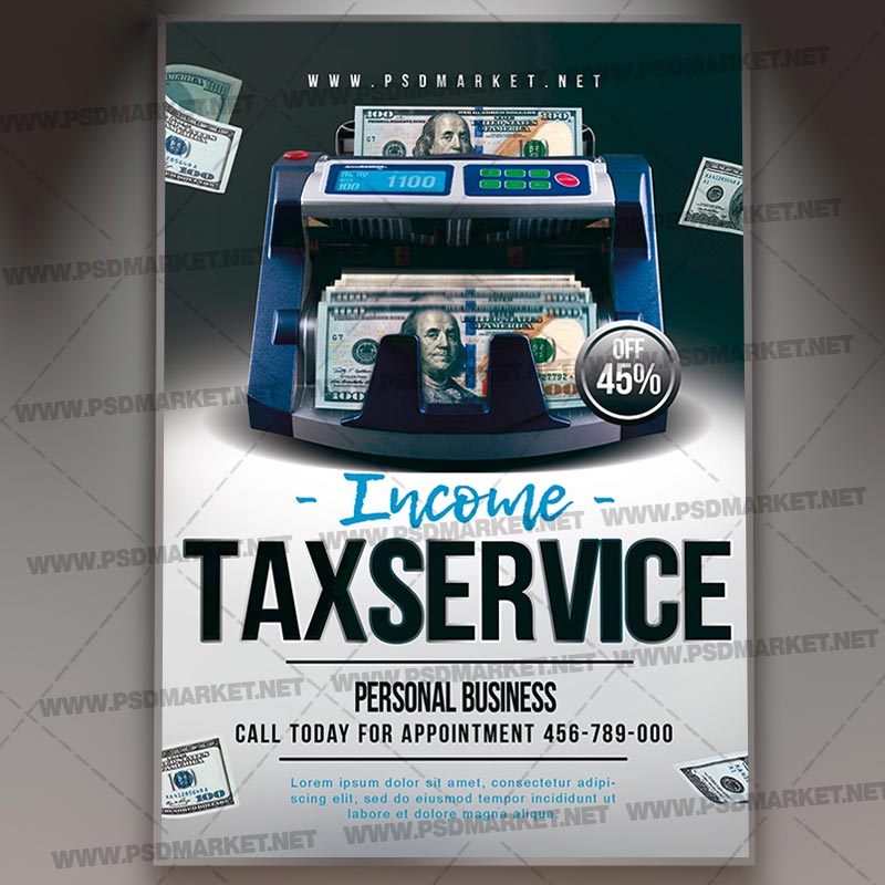 Download Income Tax Service Template 1