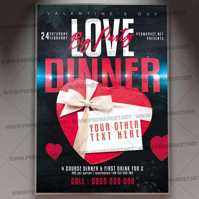 Download Love Dinner Template 1