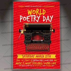 Download World Poetry Day Template 1