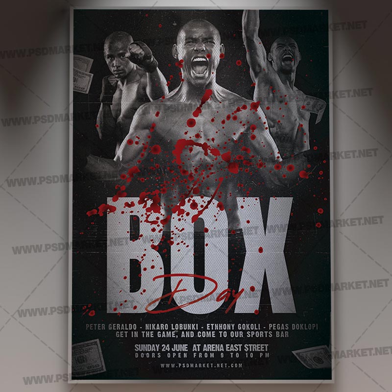 Download Boxing Day Template Flyer PSD 1