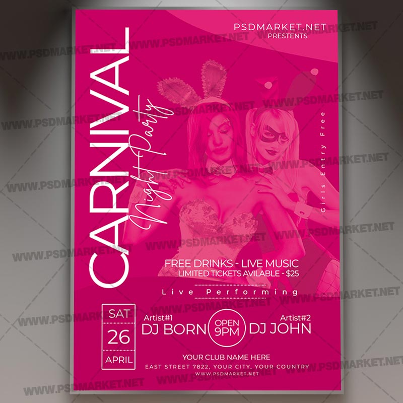 Download Carnival Night Party Template 1