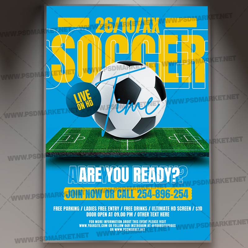 Download Soccer Time Template 1