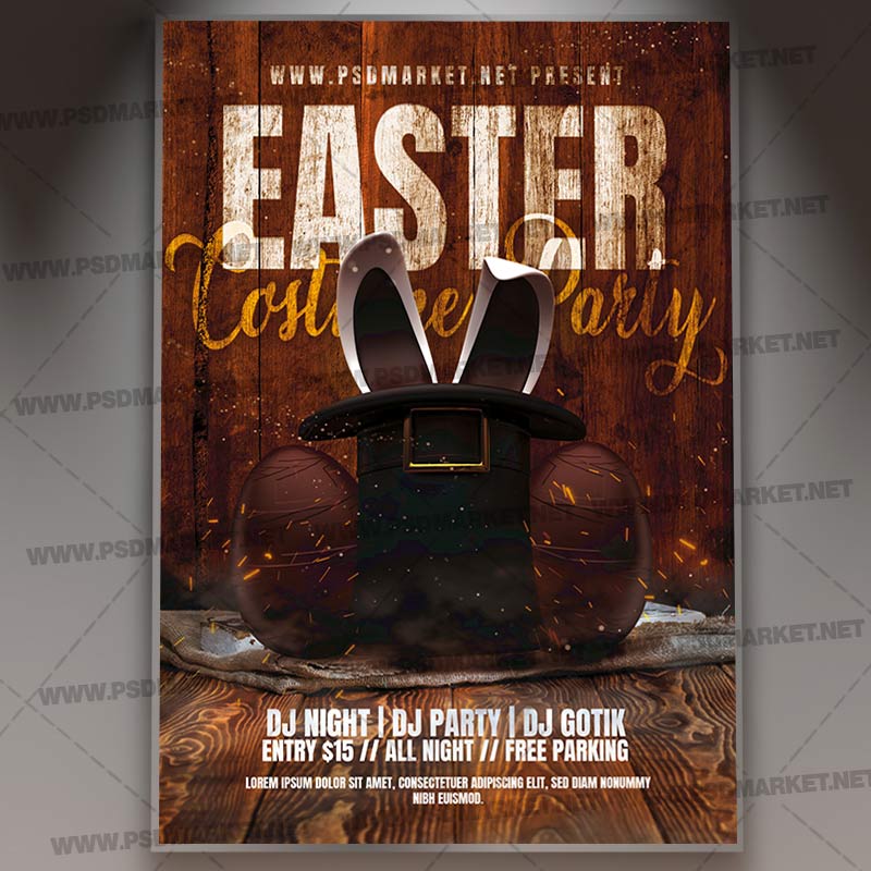 Download Easter Costume Party Template 1