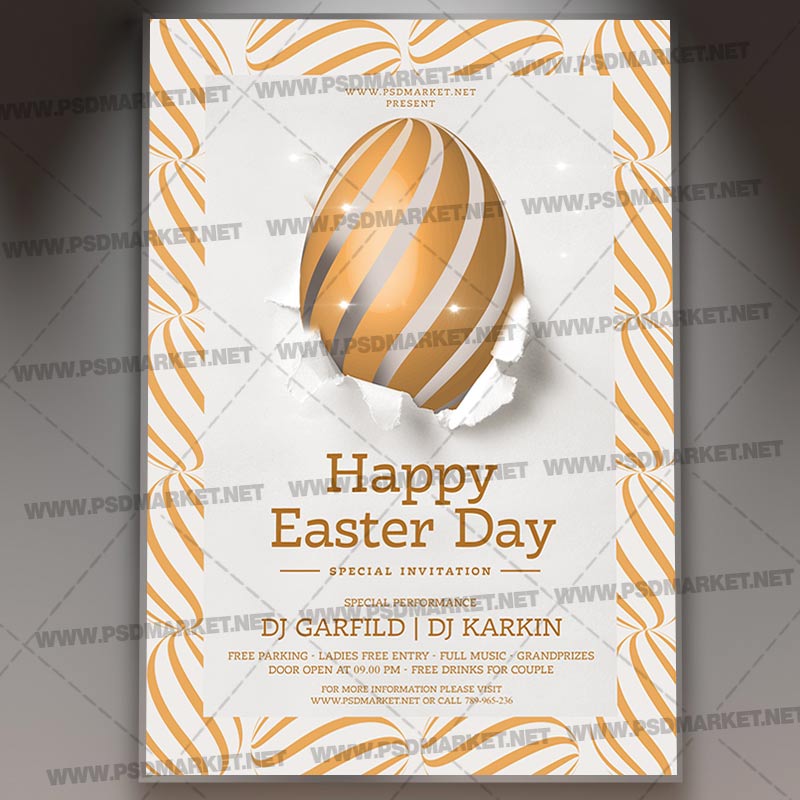 Download Happy Easter Day Template 1