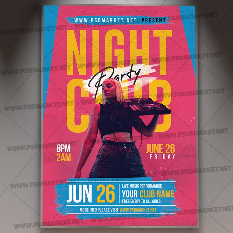 Download Night Club Party Template 1