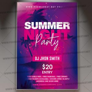 Download Summer Night Party Template 1