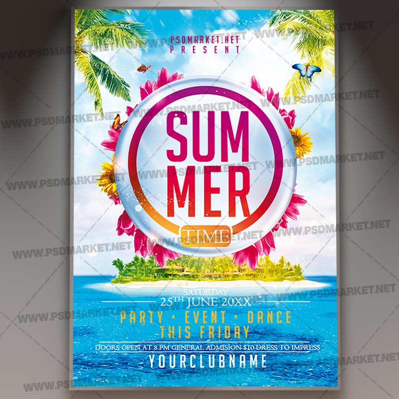 Download Summer Time Template 1