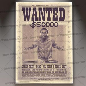 Download Wanted Day Template 1