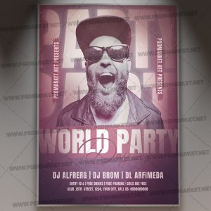 Download World Party Day Template 1