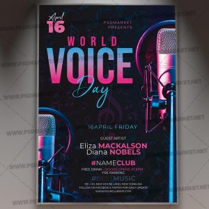 Download World Voice Day Template 1