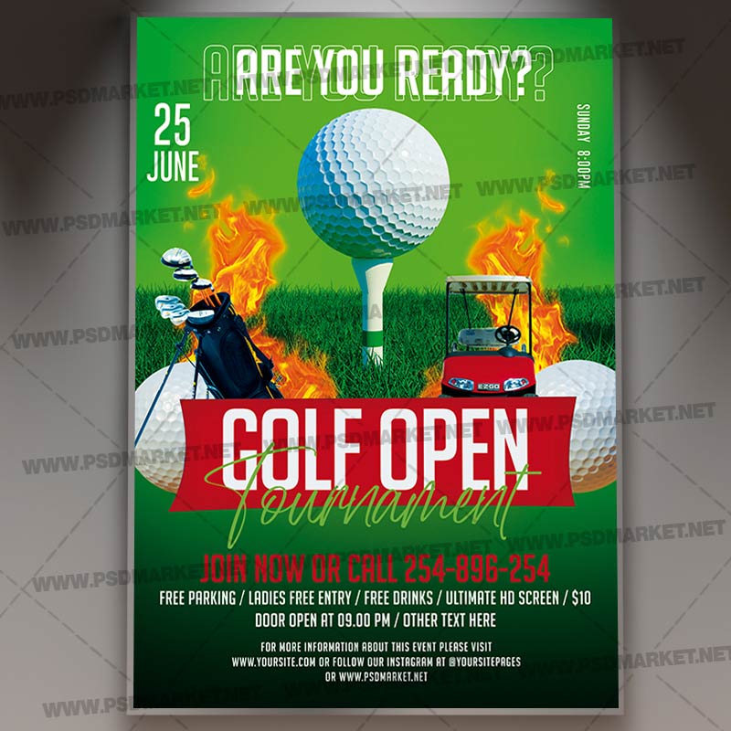Download Golf Open Template 1