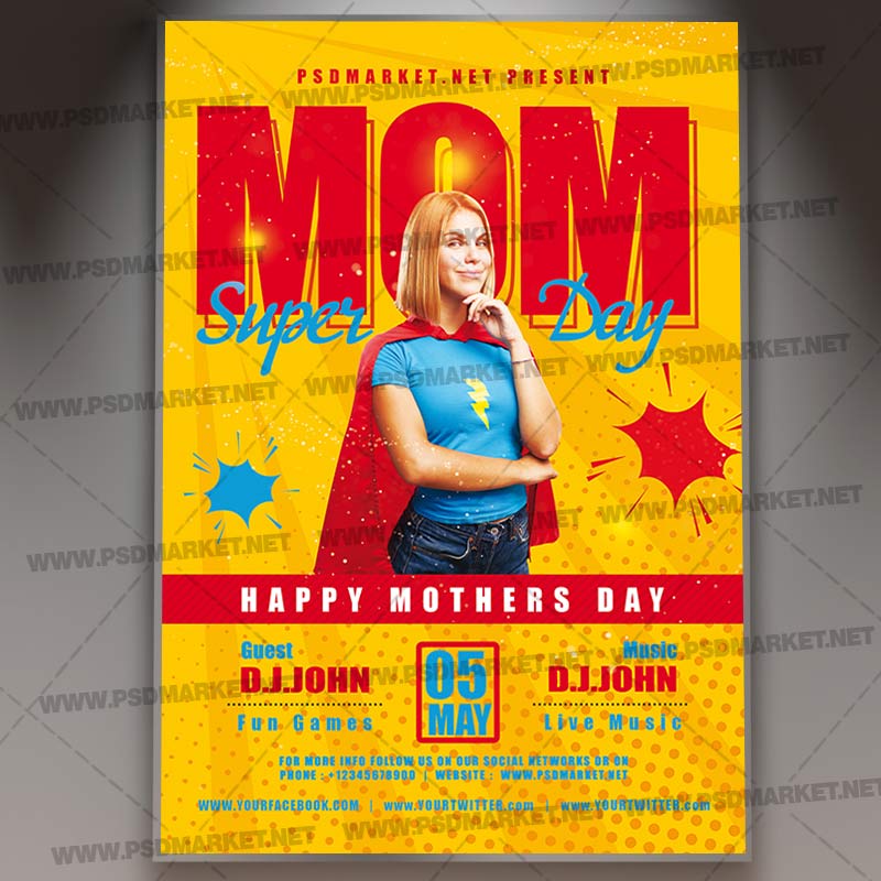 Download Happy Mom Day Template 1