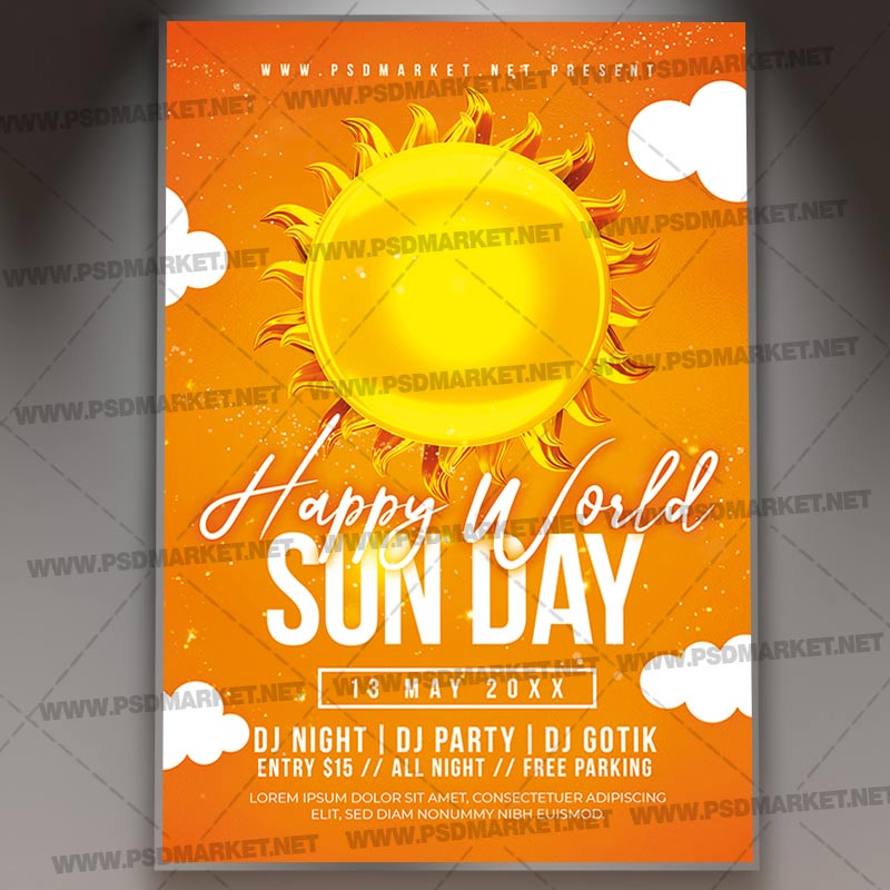 Download Happy World Sun Day Template 1